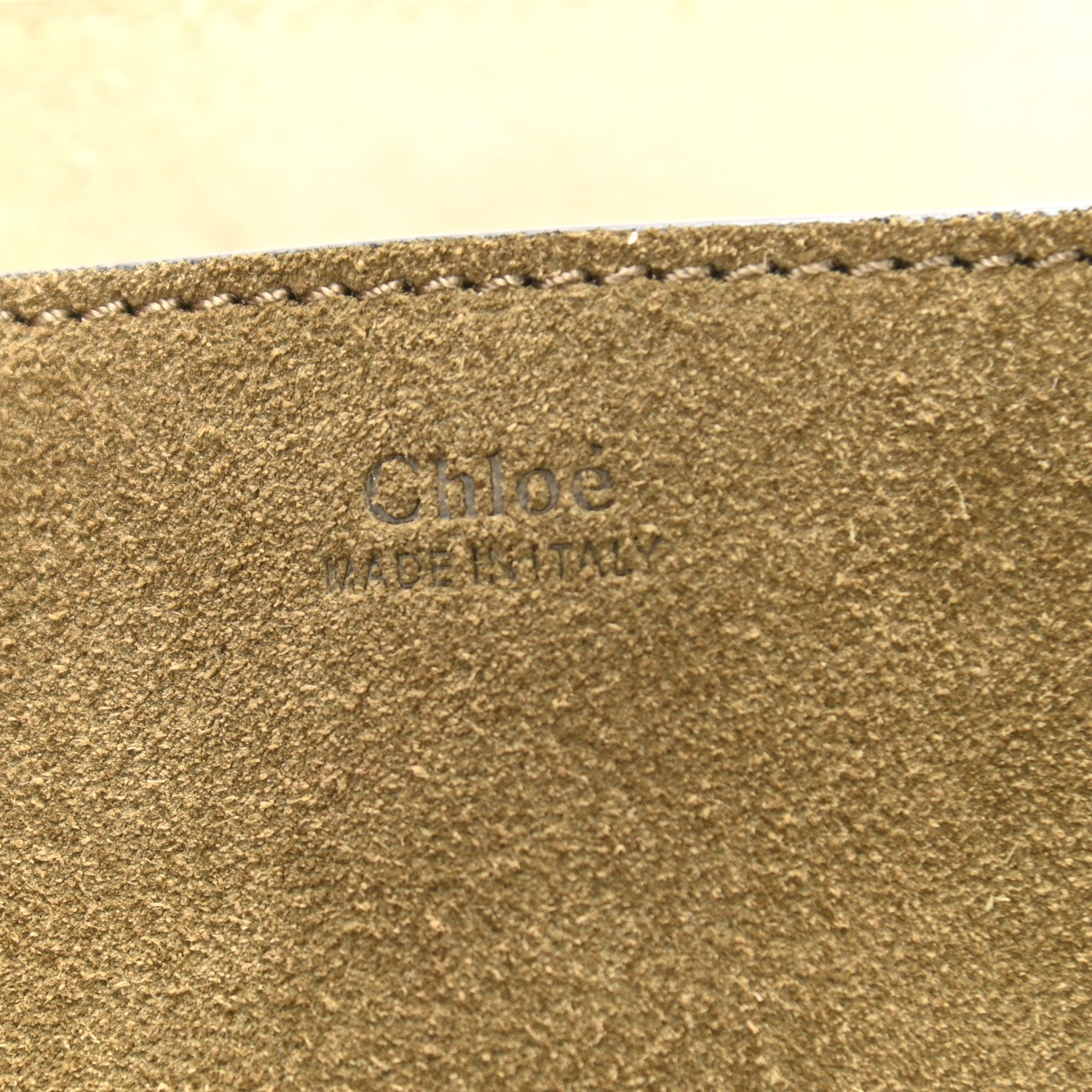 Chloe Suede Smooth Calfskin Drew Shoulder Bag Caramel 6 of 13