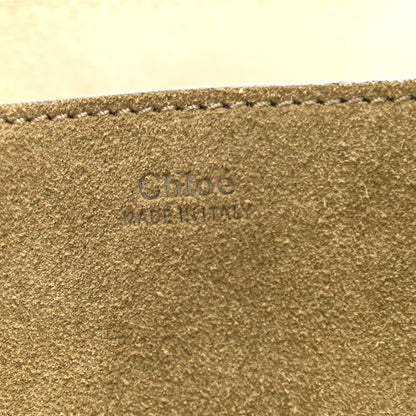 Chloe Suede Smooth Calfskin Drew Shoulder Bag Caramel 6 of 13