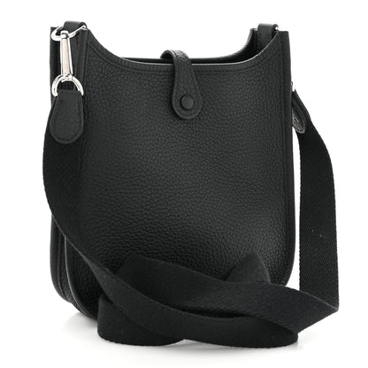 Hermes Taurillon Clemence Evelyne TPM Black 3 of 8
