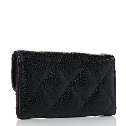 Chanel Caviar Quilted 6 Key Holder Black 3 of 10