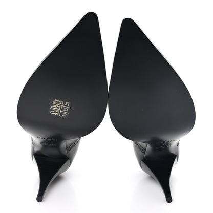 Hermes Calfskin Luna Pumps 41 Black 6 of 10