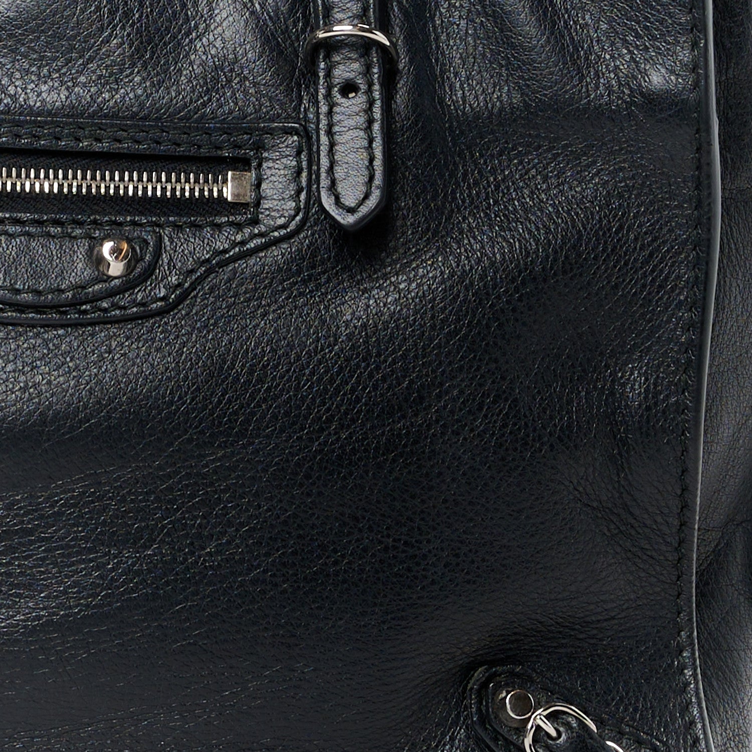 Balenciaga Calfskin Papier Mini A4 Zip Around Tote Black 9 of 12