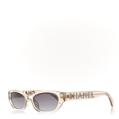 Chanel Rectangle Sunglasses 71280 Gold 1 of 9