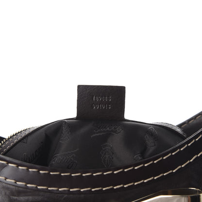 Gucci Calfskin Queen Bow Hobo Brown 7 of 10