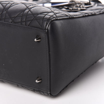 Christian Dior Calfskin Cannage Medium Anselm Reyle Lady Dior Black 14 of 14