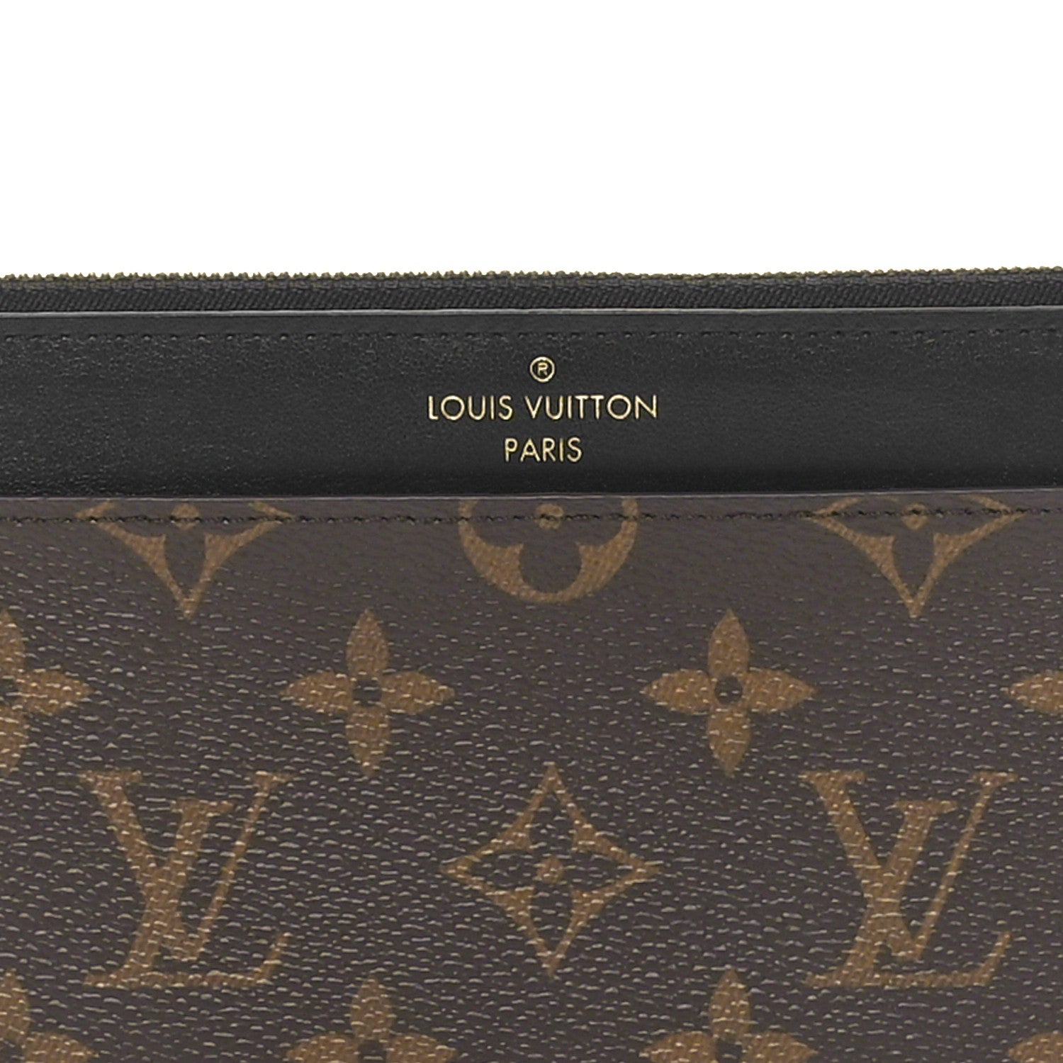 Louis Vuitton Monogram Slim Purse Black 5 of 8