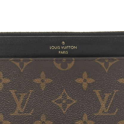 Louis Vuitton Monogram Slim Purse Black 5 of 8