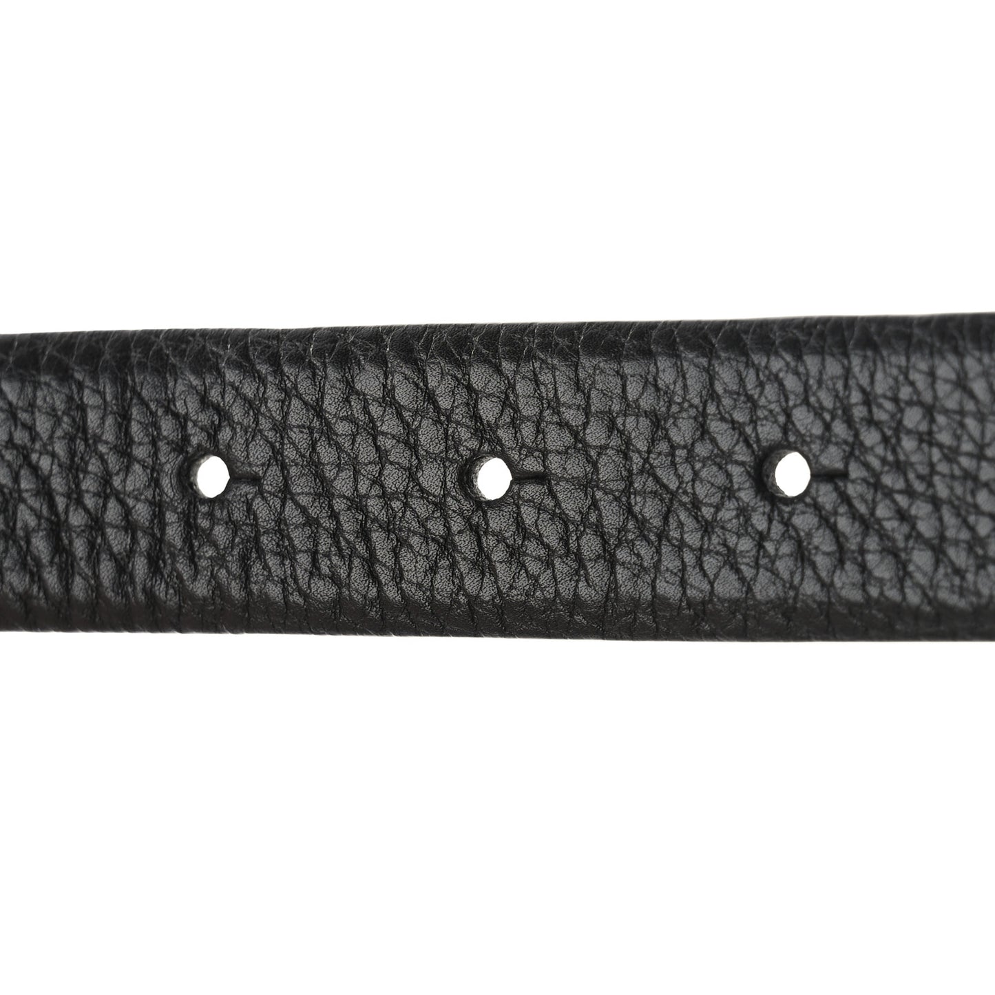 Calfskin Pearl Crystal CC Belt 80 32 Black
