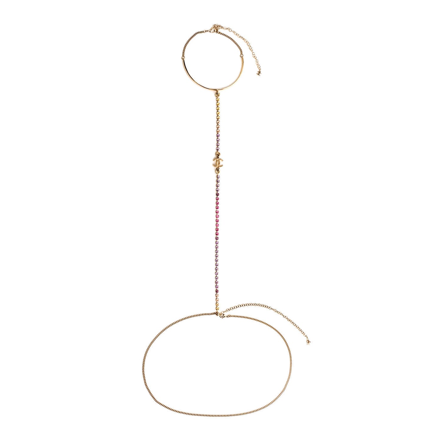 Crystal CC Harness Gold Pink Orange Purple Yellow