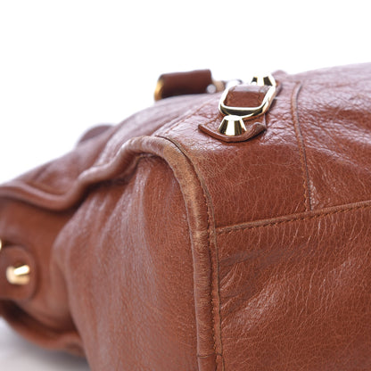 Balenciaga Agneau Classic Gold Hardware City Marron Cognac 9 of 14