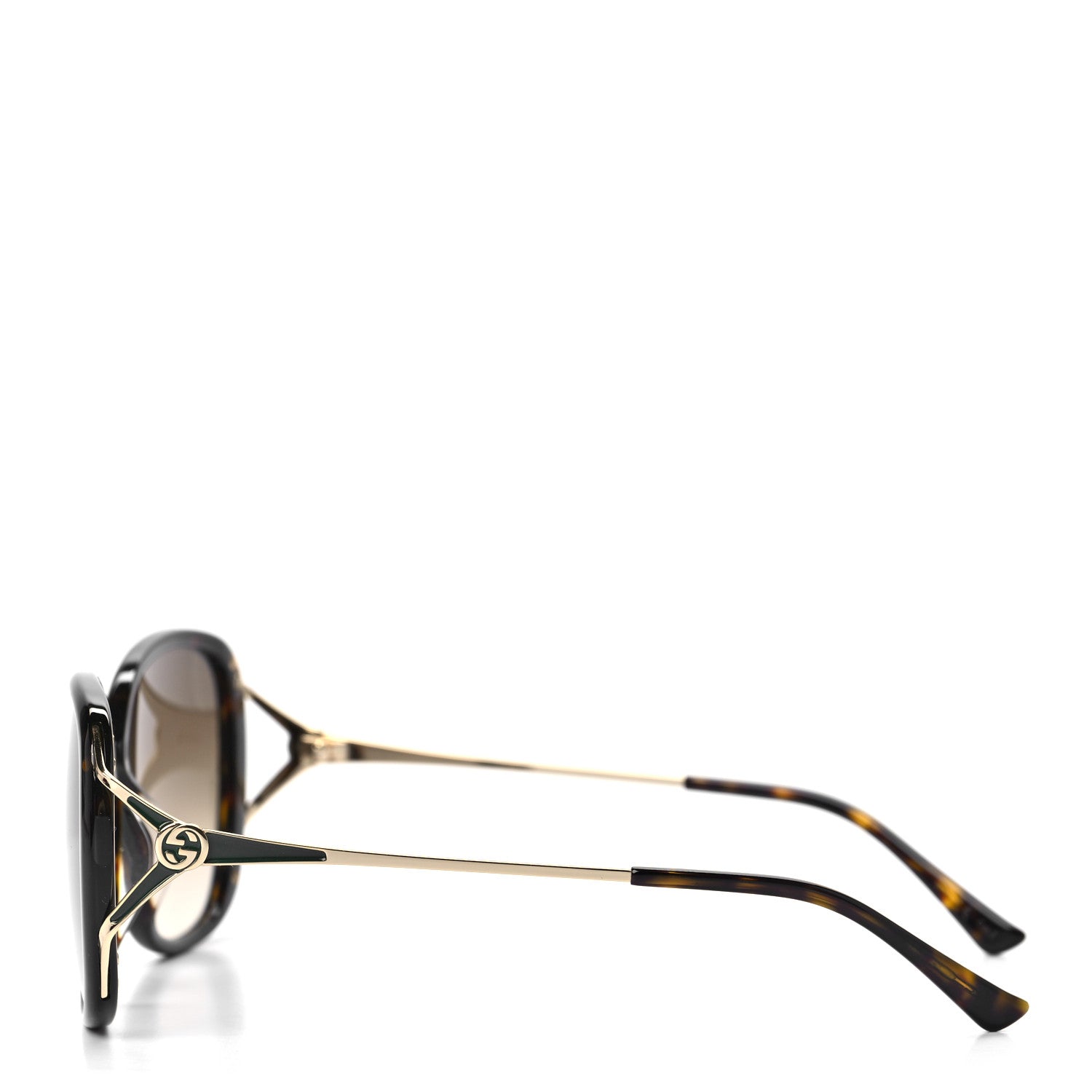 Gucci Acetate Metal Oversized Sunglasses GG0649SK Tortoise 3 of 7