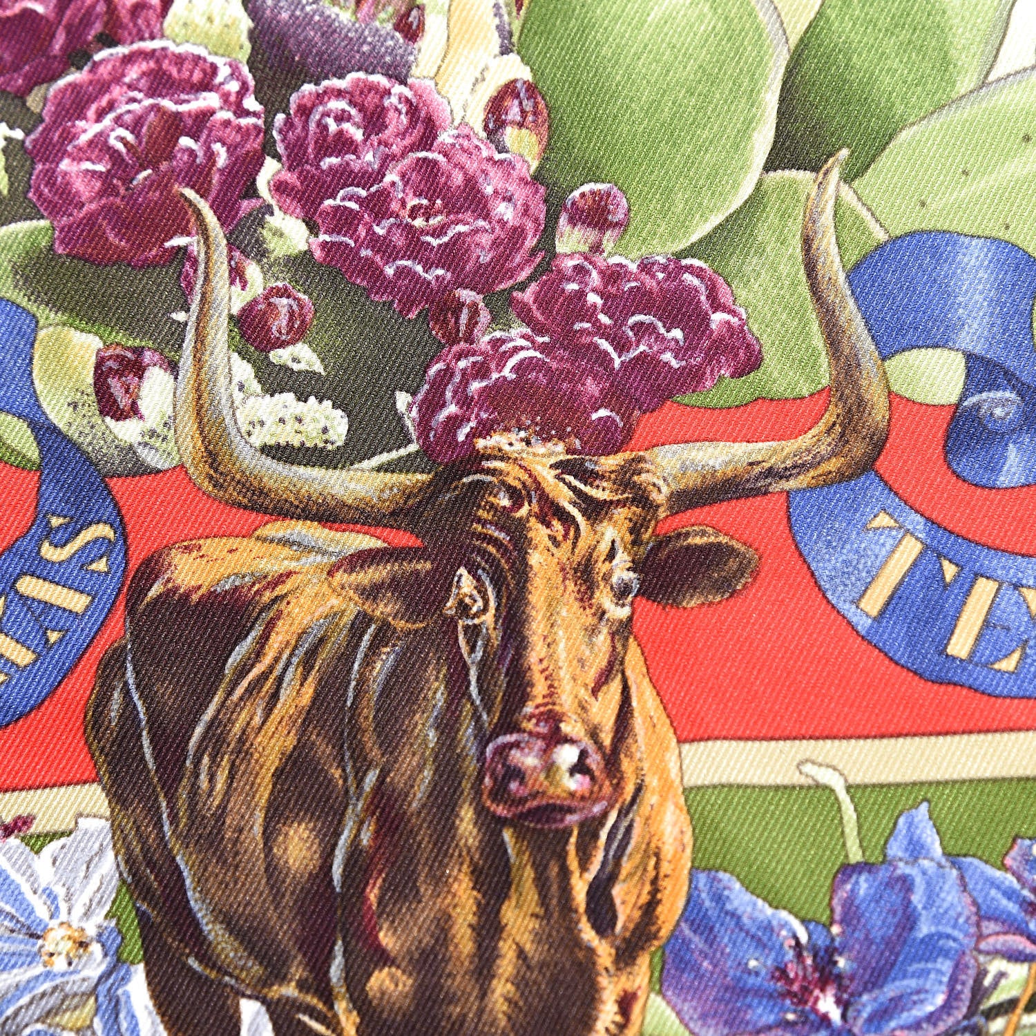 Hermes Silk Faune Et Flore Du Texas Scarf 65 6 of 8