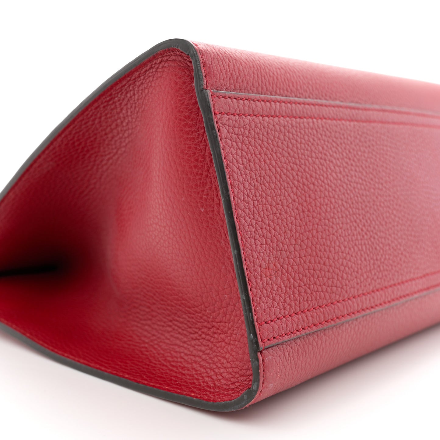 Calfskin Small GG Marmont Top Handle Bag Vulcanic Red