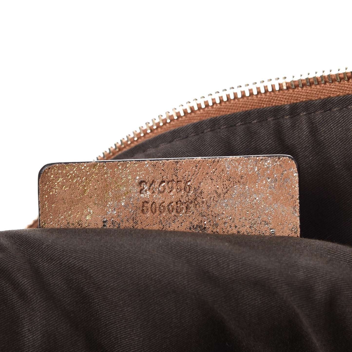 Distressed Metallic Suede Faithful De Manta Tote Gold
