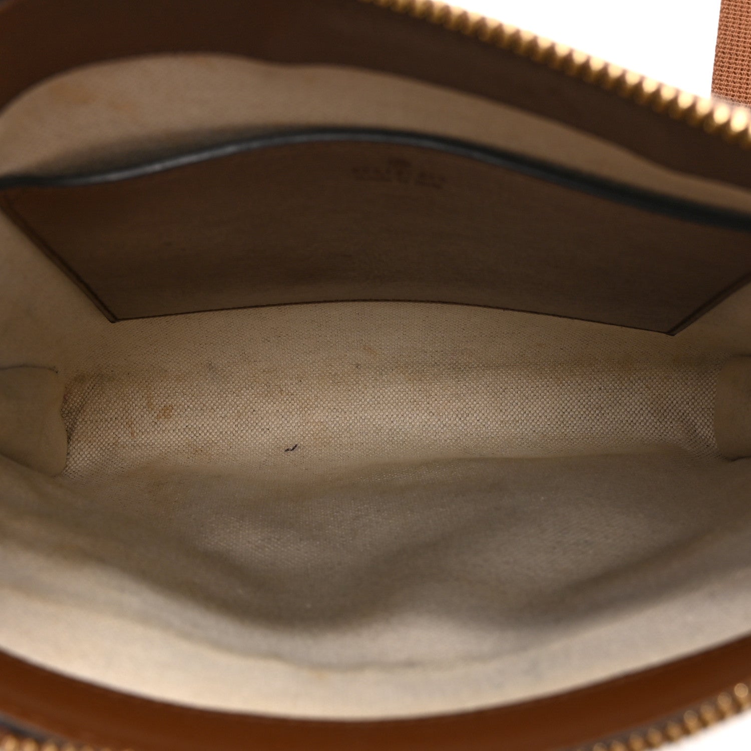 Gucci GG Supreme Monogram Azalea Calfskin Retro Interlocking G Flat Messenger Bag Beige Ebony Brown Sugar 5 of 11