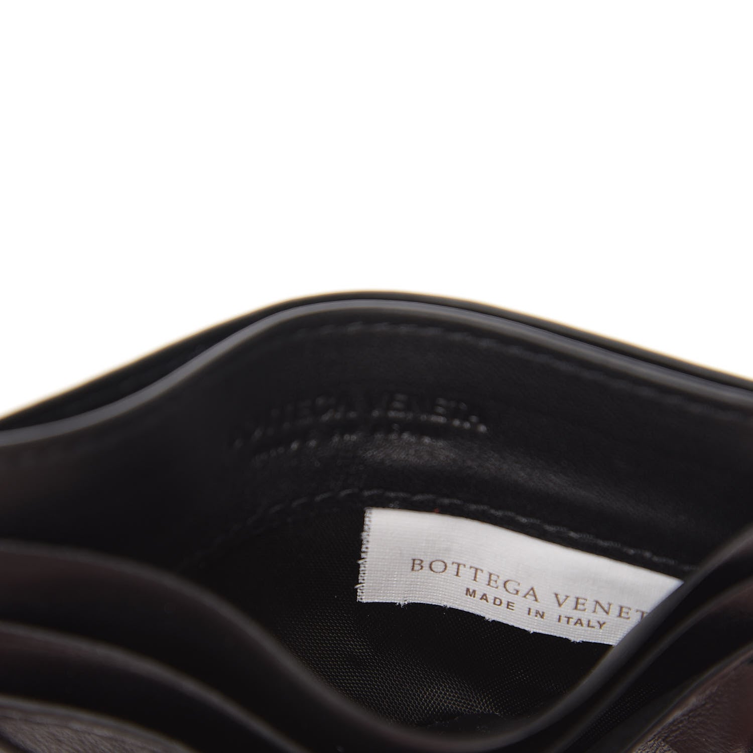 Bottega Veneta Nappa Intrecciato Card Holder Black 7 of 9