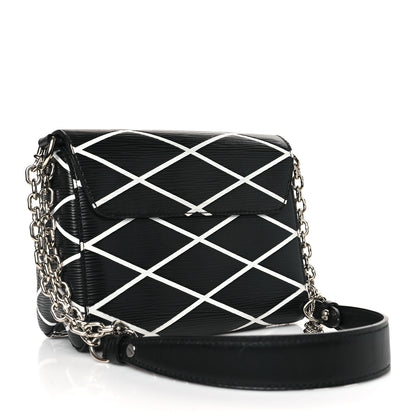Louis Vuitton Epi Malletage Twist Shoulder Bag PM Black 3 of 9