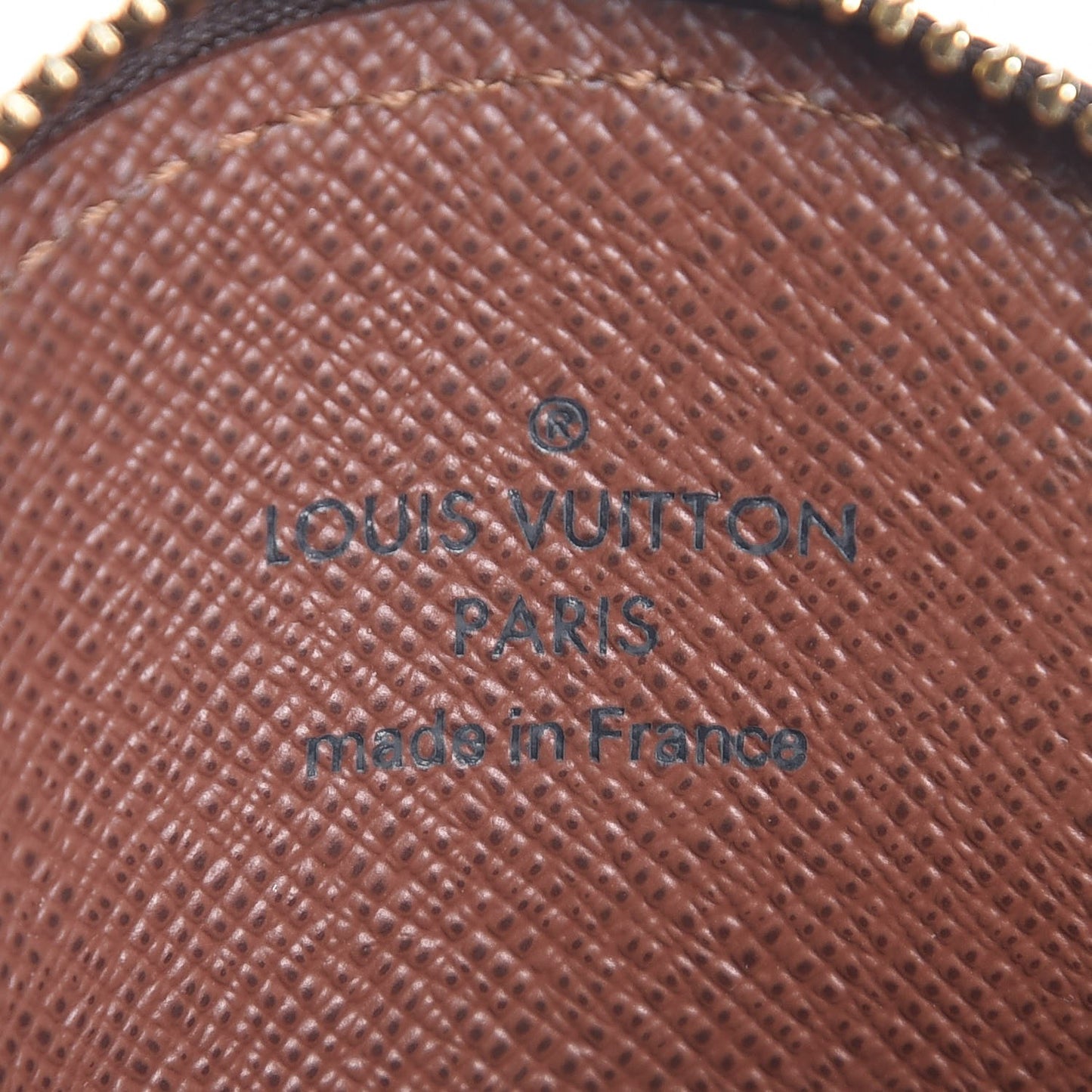 Monogram Round Coin Purse