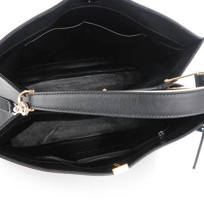 Balenciaga Calfskin Le Dix Soft Cabas M Shoulder Bag Black 5 of 7