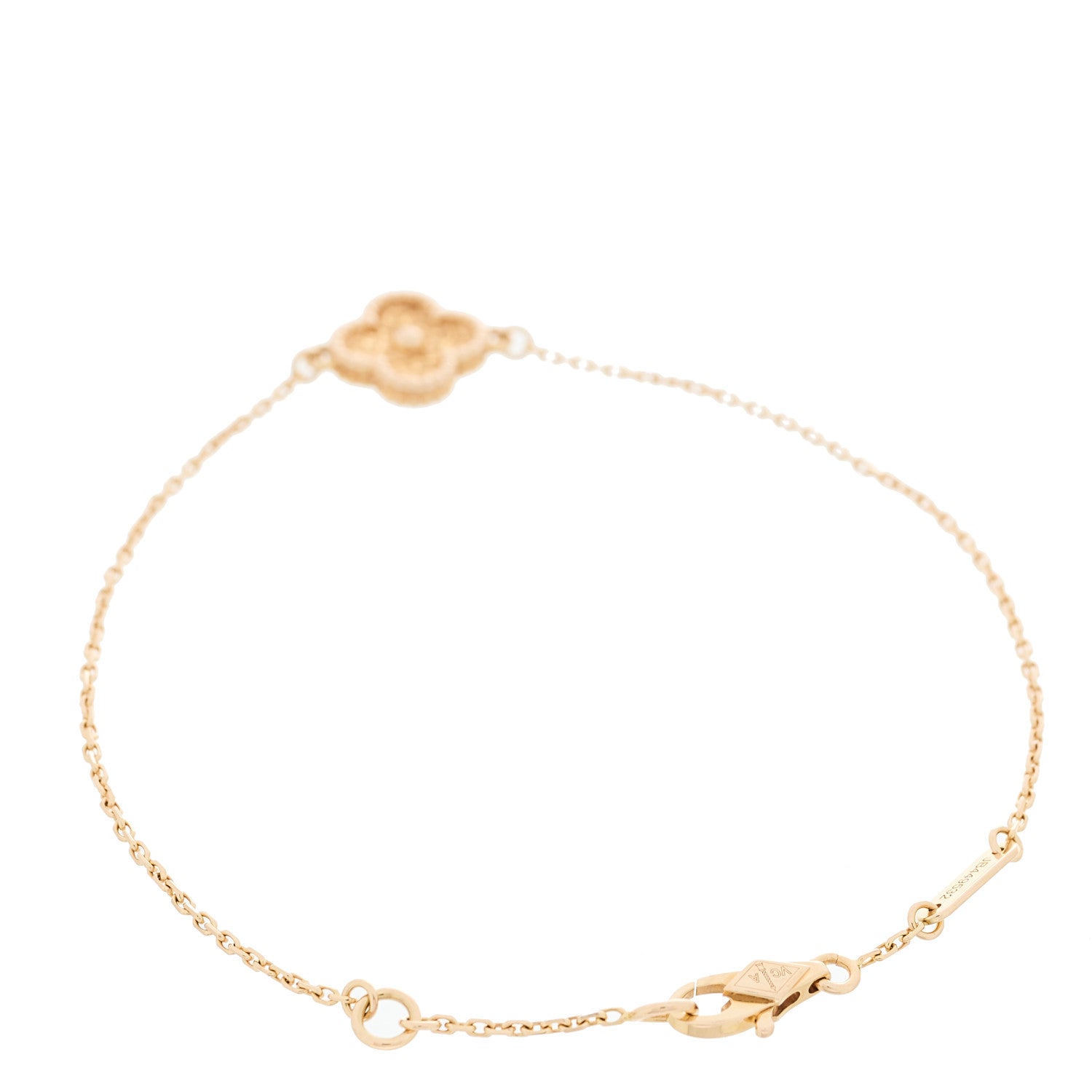 Van Cleef & Arpels 18K Rose Gold Sweet Alhambra Bracelet 2 of 5
