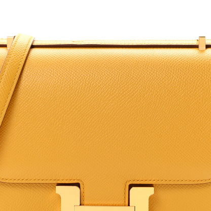 Hermes Epsom Constance 18 Jaune Ambre 8 of 11