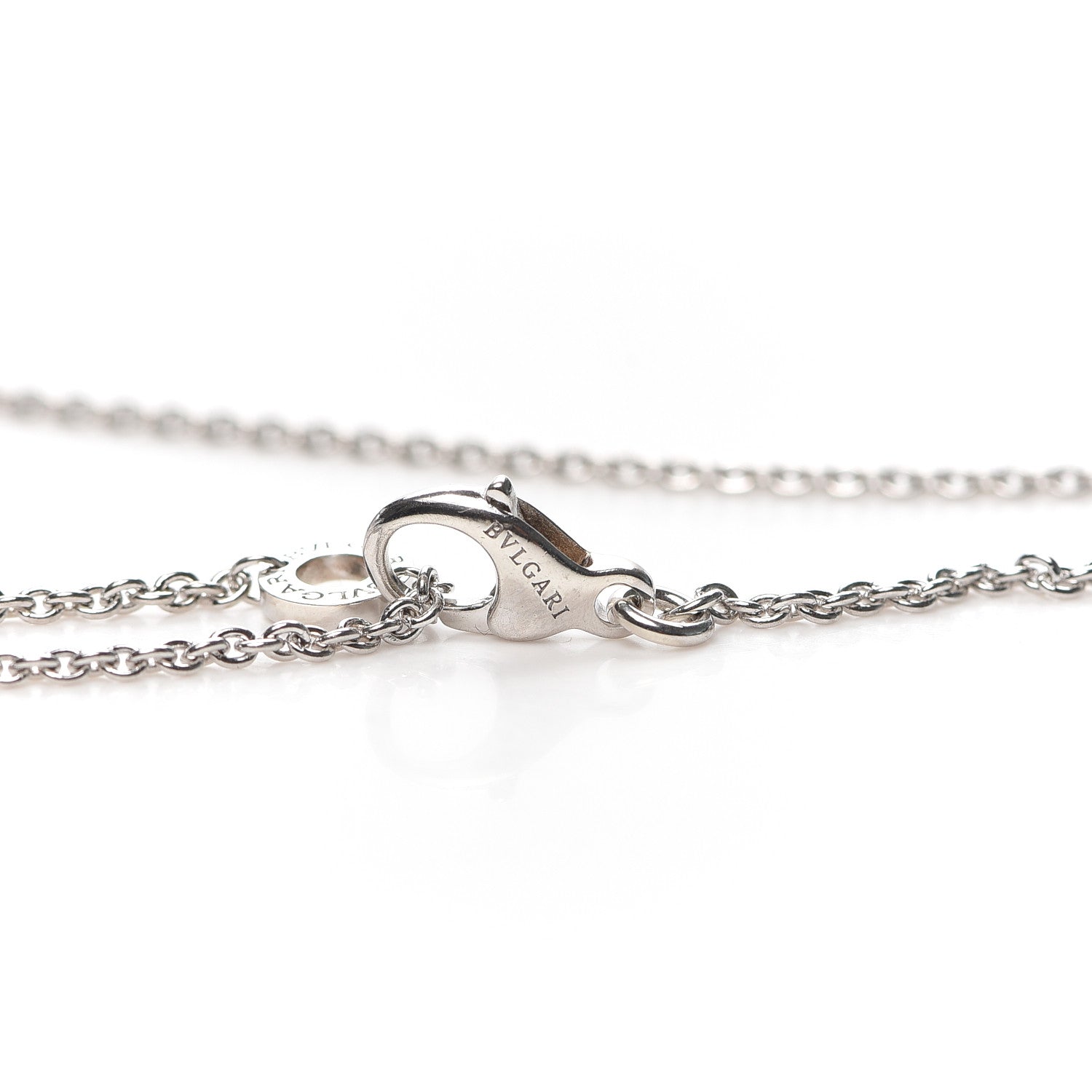 Bulgari Sterling Silver Ceramic Save The Children Pendant Necklace 4 of 6