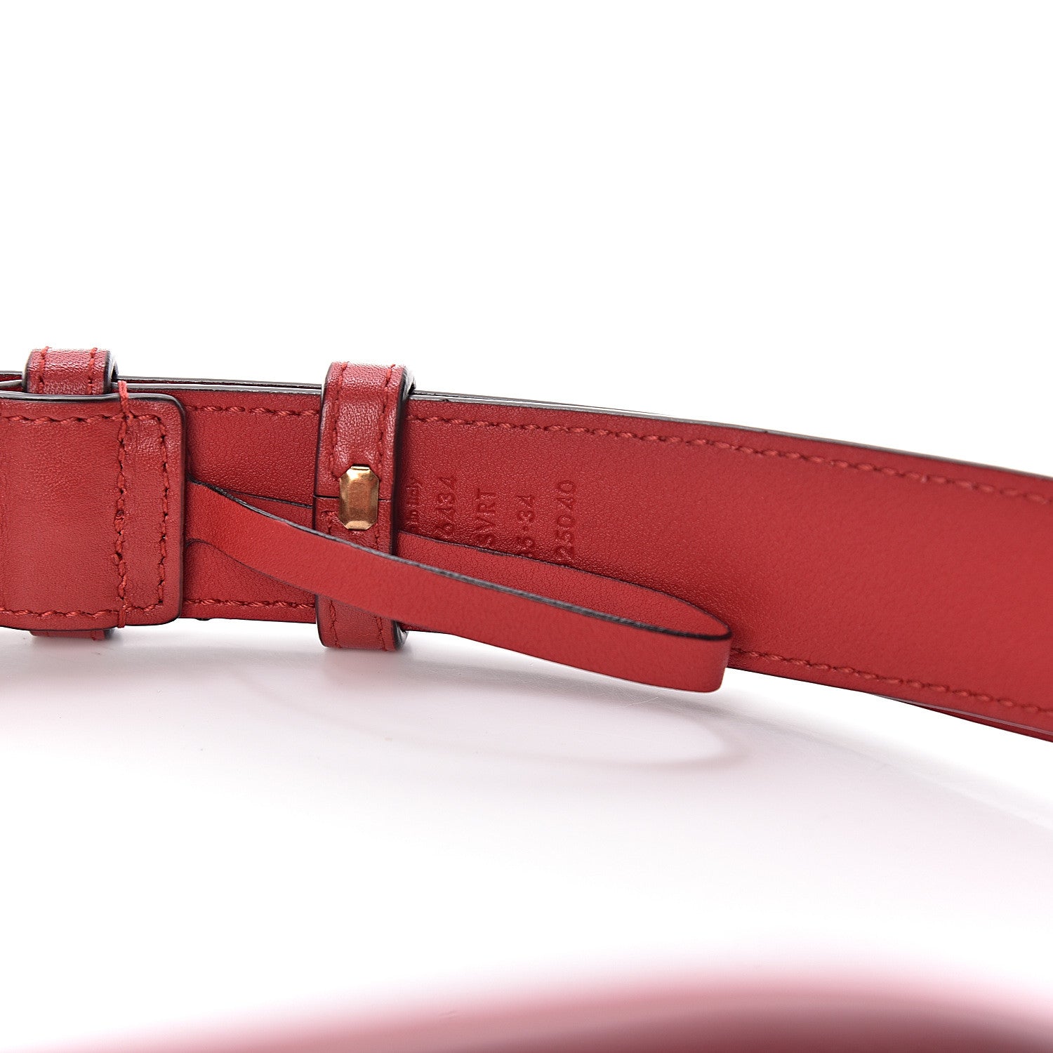 Gucci Calfskin Matelasse GG Marmont Belt Bag 85 34 Hibiscus Red 8 of 12