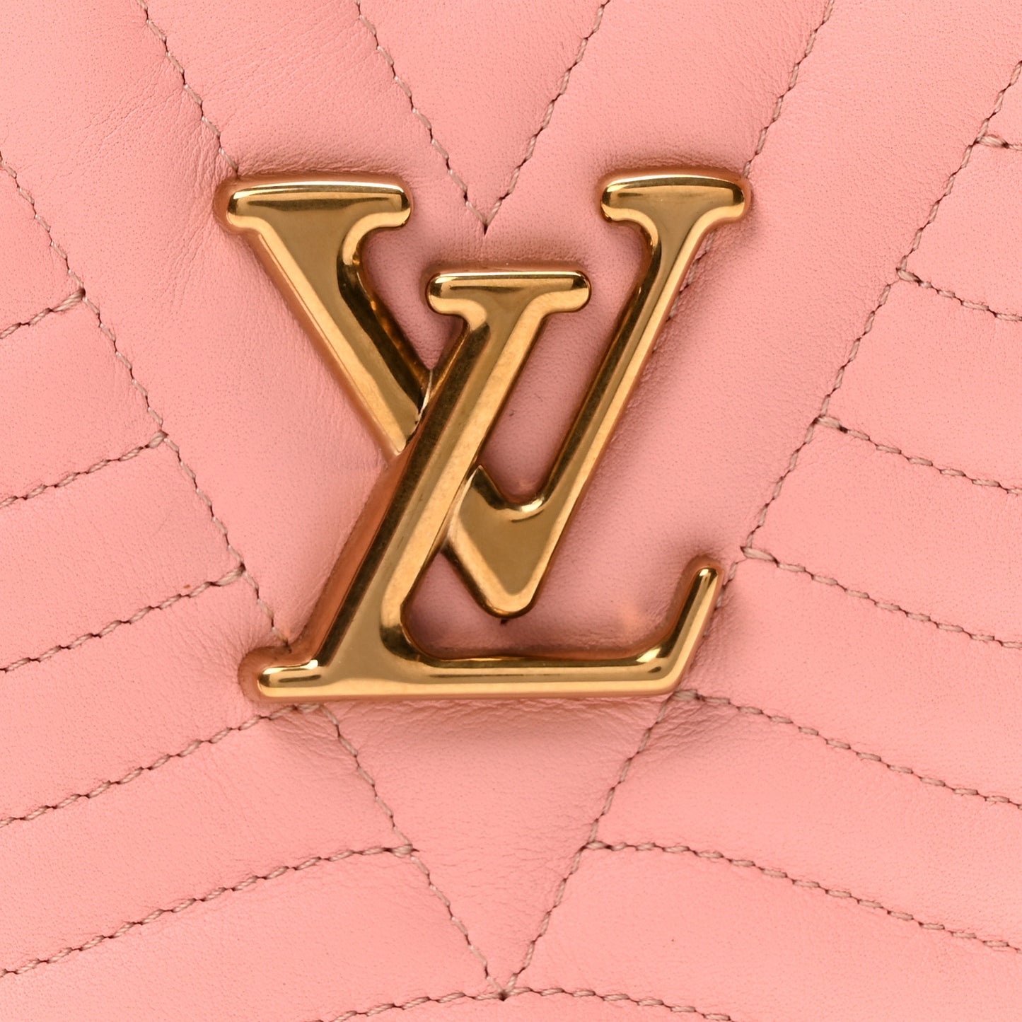 Calfskin New Wave Heart Bag Rose Pomettes