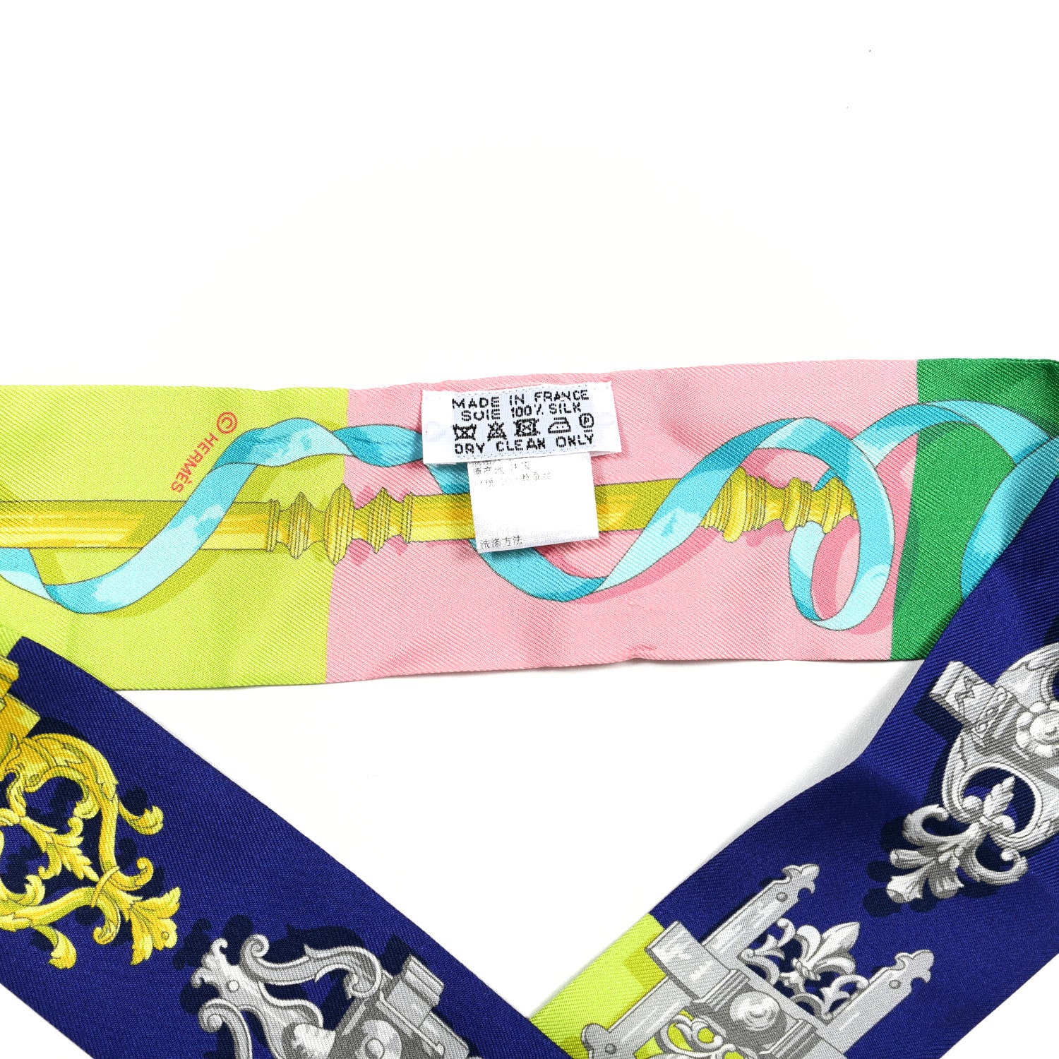 Hermes Silk Ferronnerie Twilly 4 of 4
