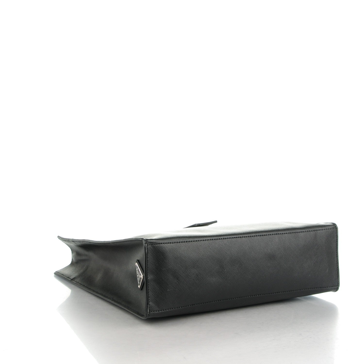 Prada Saffiano Travel Tote Nero Black 4 of 9