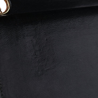 Chanel Lambskin Quilted Medium Double Flap Bijoux Chain Black 8 of 11