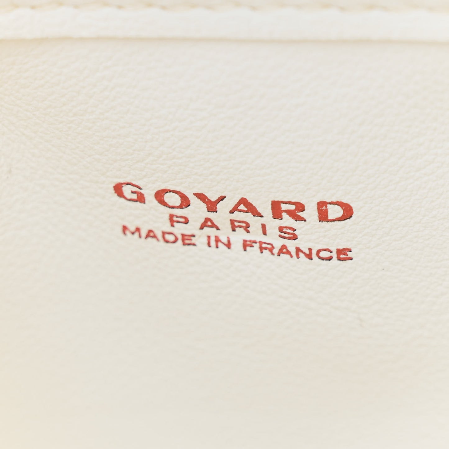 Goyardine Reversible Mini Anjou White