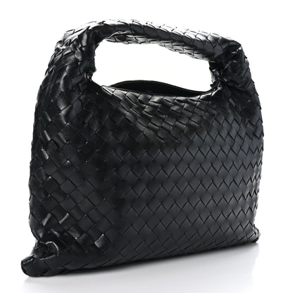 Bottega Veneta Calfskin Intrecciato Small Hop Black 3 of 8