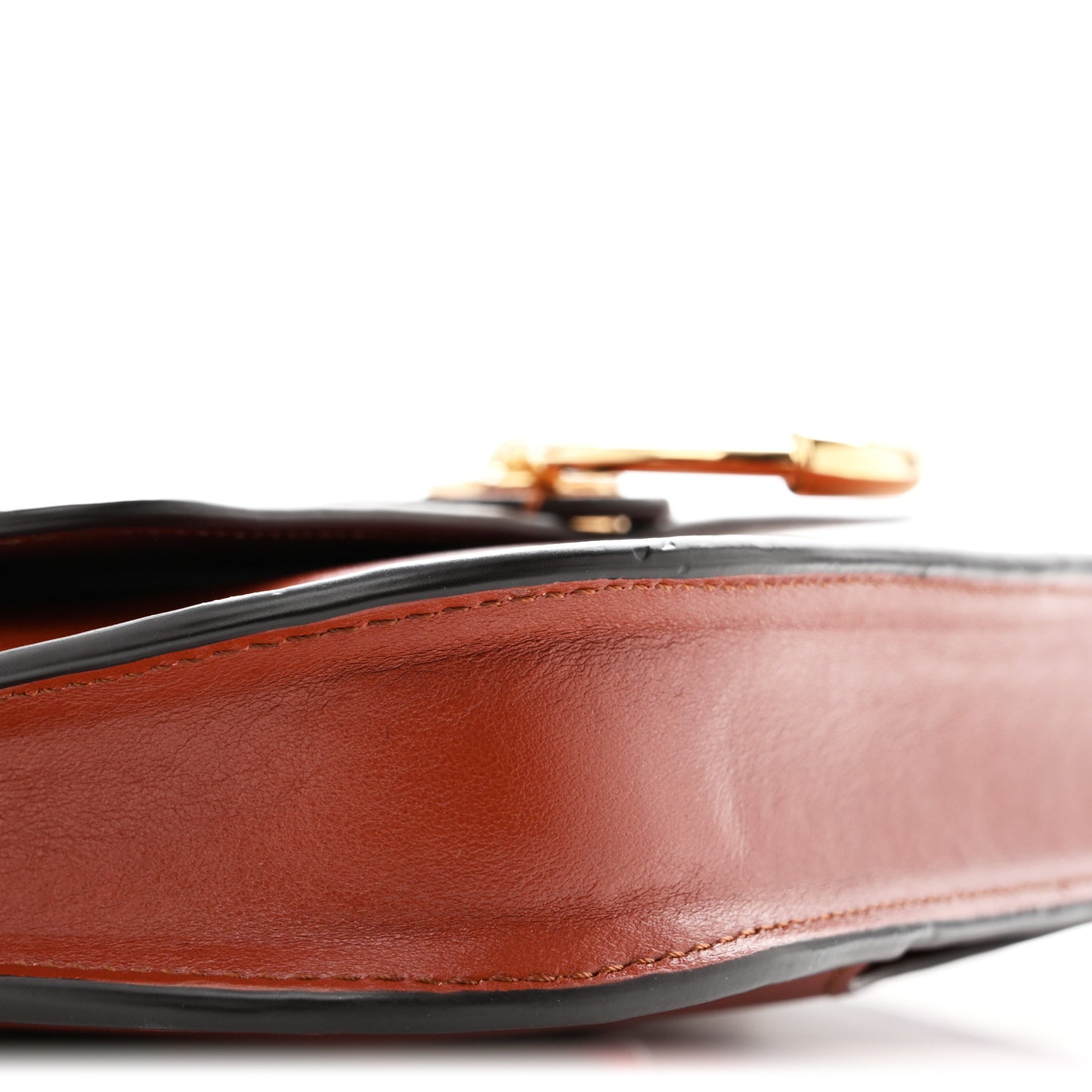 Calfskin Tess Mini Crossbody Bag Sepia Brown