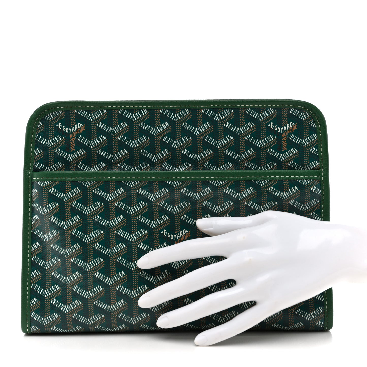 Goyardine Jouvence Toiletry Pouch MM Green
