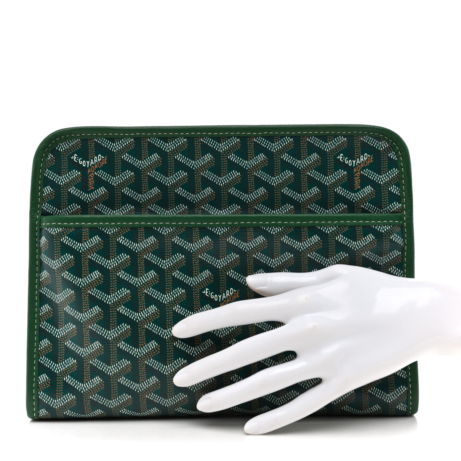 Goyard Goyardine Jouvence Toiletry Pouch MM Green 2 of 7