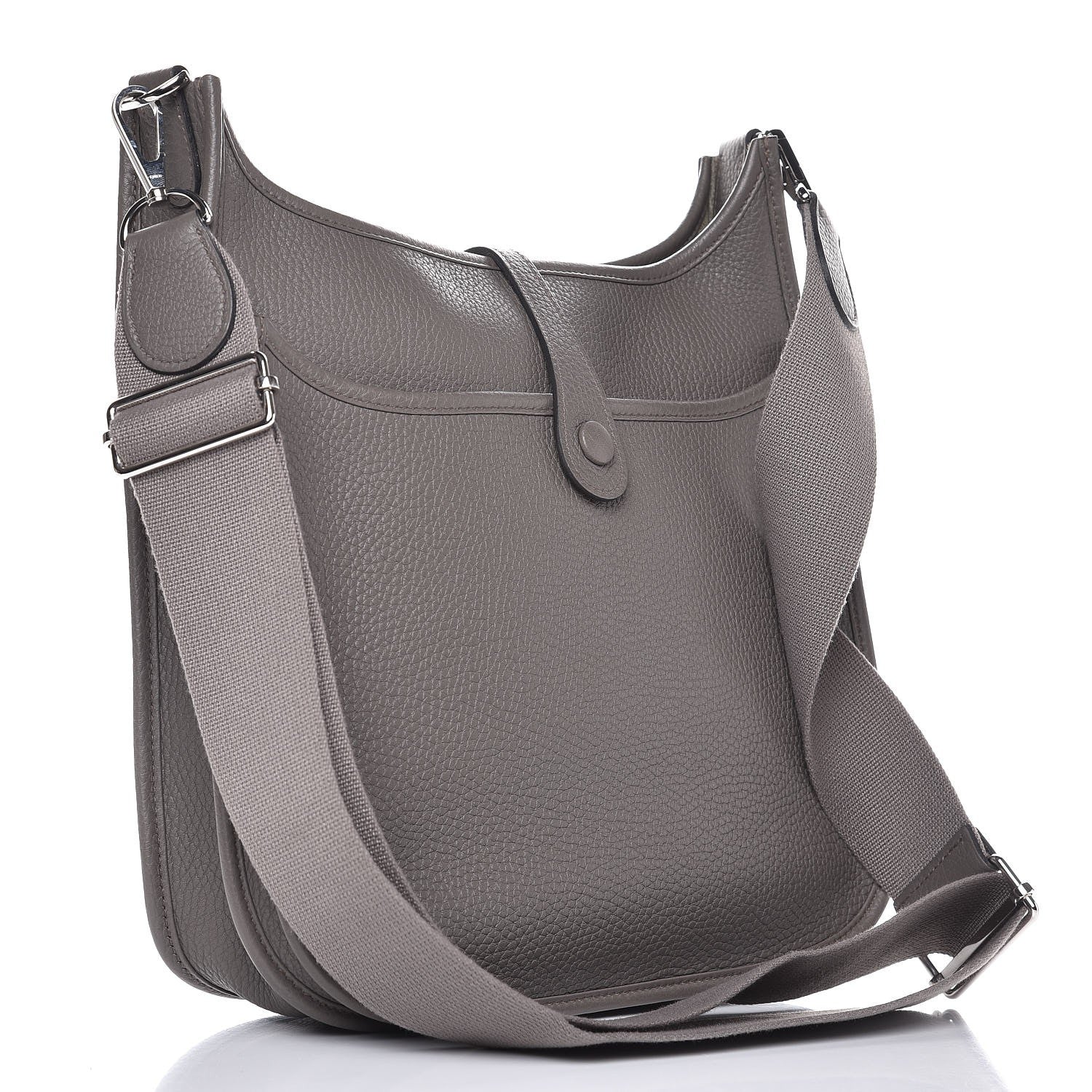 Hermes Taurillon Clemence Evelyne III PM Etain 3 of 8