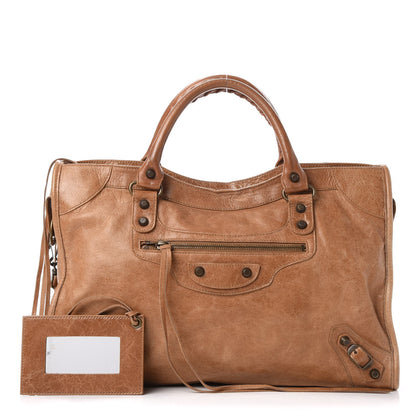 Balenciaga Chevre Classic Hardware City Caramel 1 of 9