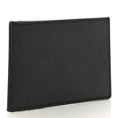 Saint Laurent Grain de Poudre 5 Fragments Card Holder Black 3 of 9