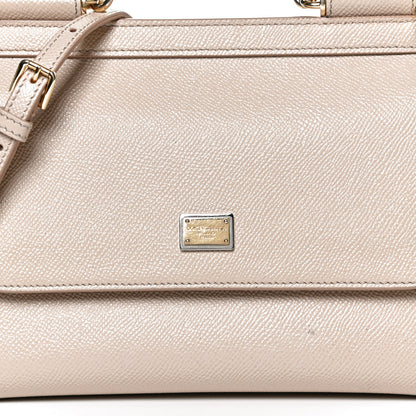 Dolce & Gabbana Dauphine Small Miss Sicily Satchel Rosa Carne 7 of 14
