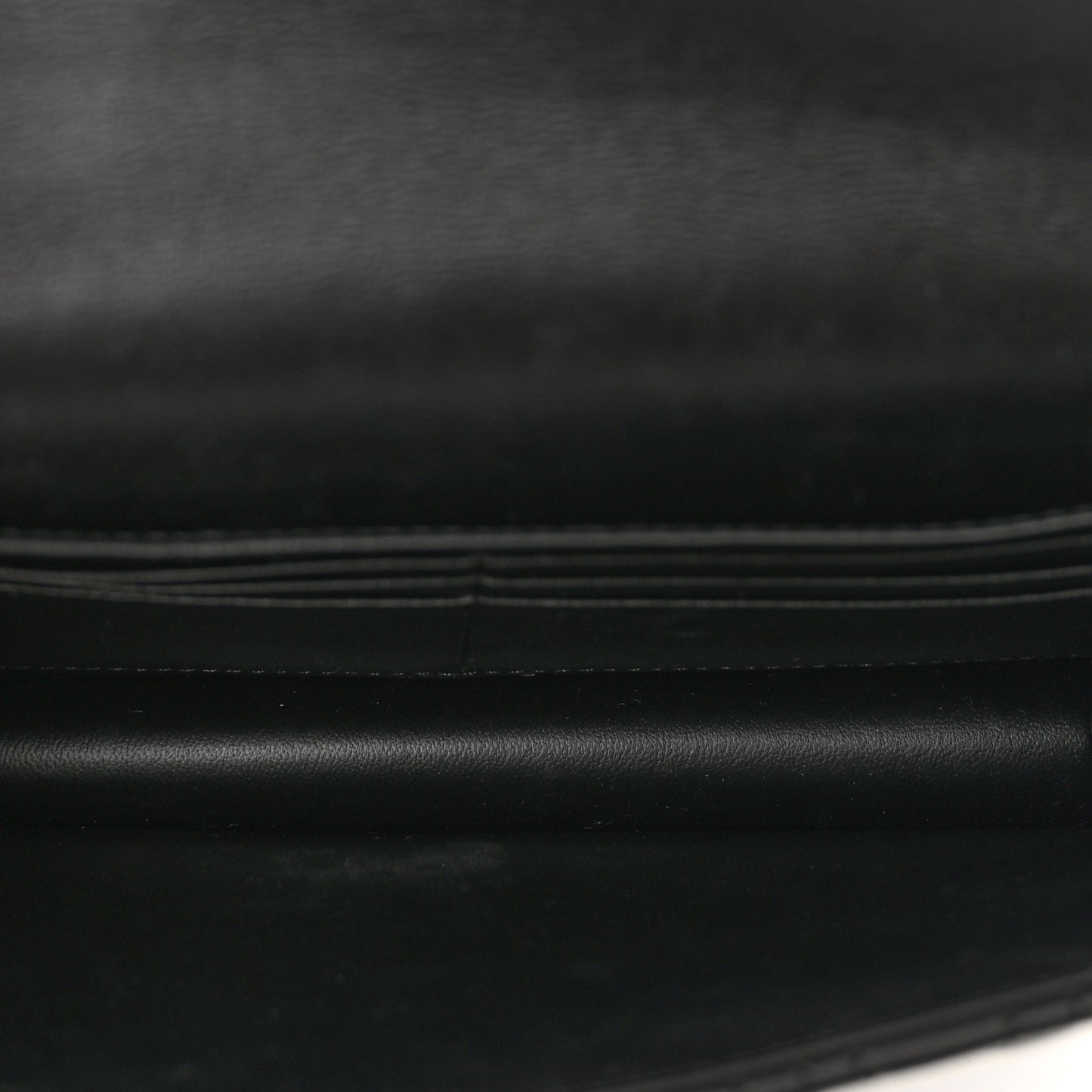 Nappa Quilted Virtus Clutch Bag Black