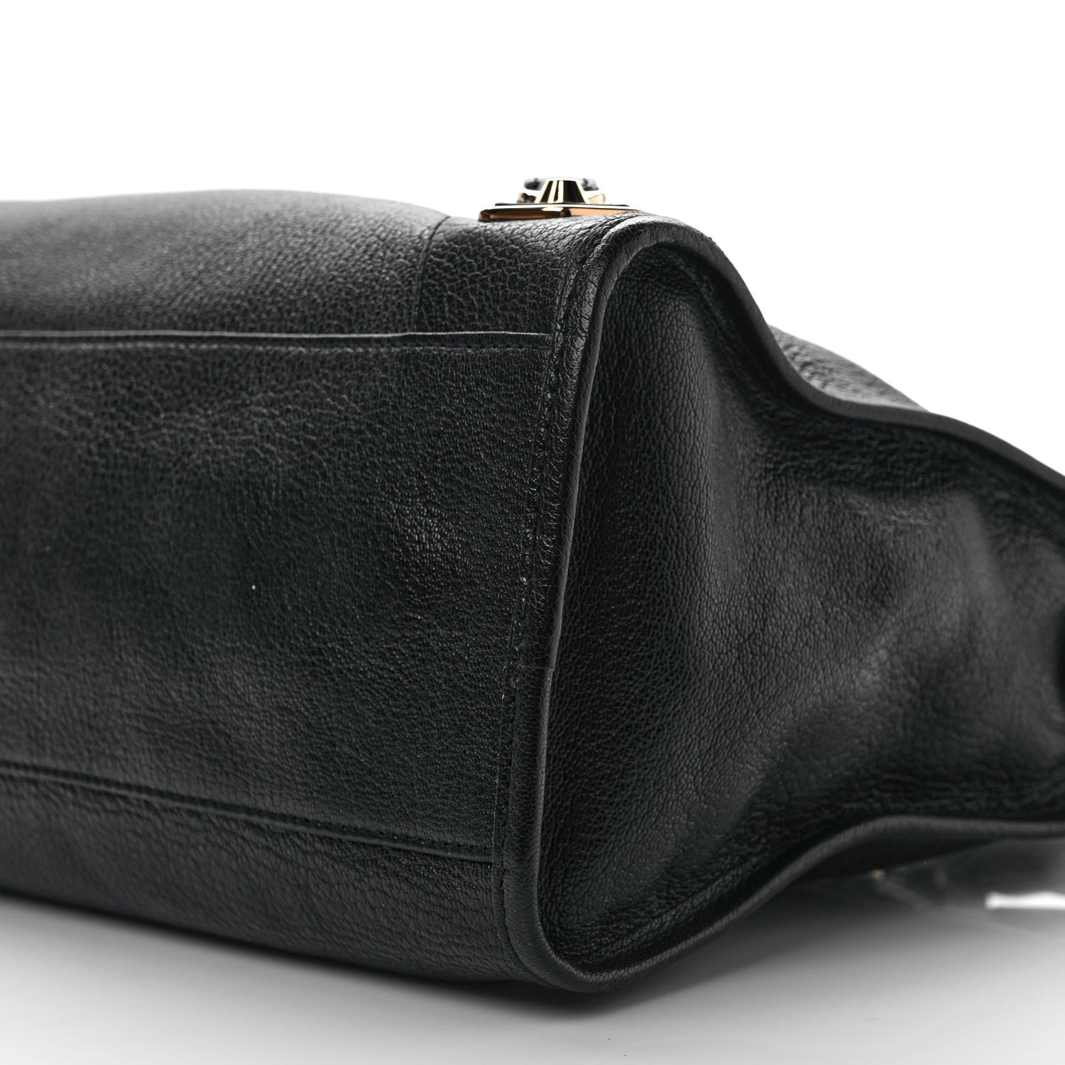 Balenciaga Chevre Gold Metallic Edge Hardware City Black 9 of 9