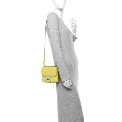 Hermes Epsom Constance 18 Lime 2 of 17