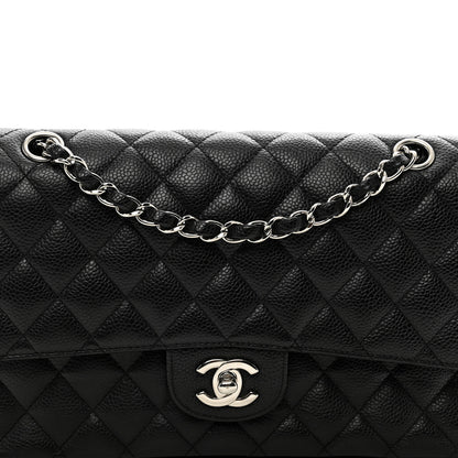 Chanel Caviar Quilted Medium Double Flap Black 5 of 11