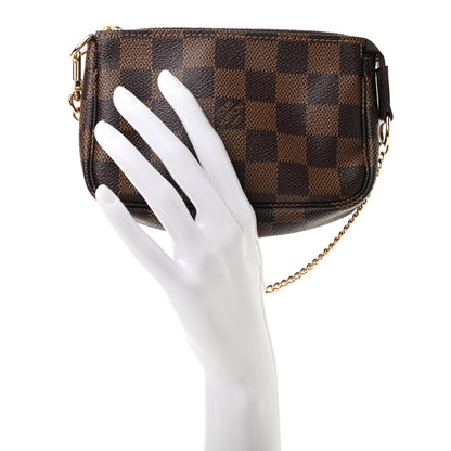 Louis Vuitton Damier Ebene Mini Pochette Accessories 2 of 7