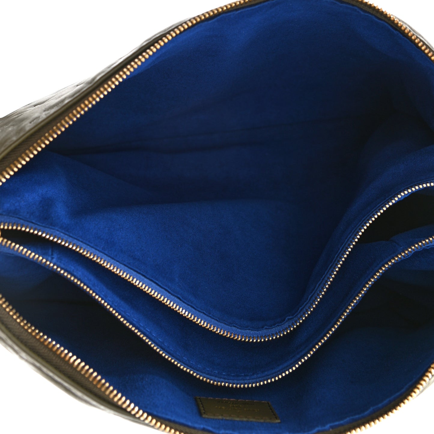 Lambskin Embossed Monogram Coussin MM Khaki