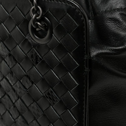 Bottega Veneta Nappa Ayers Intrecciato Small Tote Nero Black 13 of 18