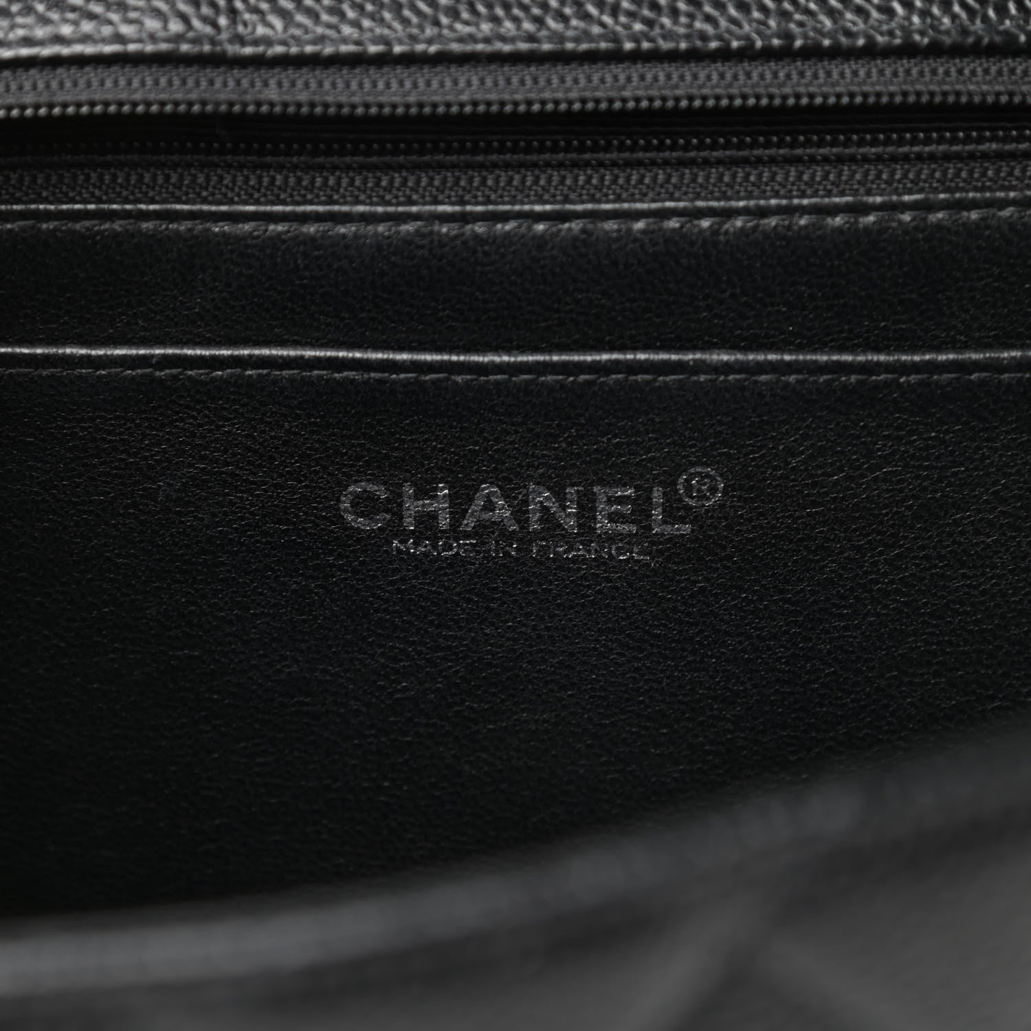 Chanel Caviar Quilted Jumbo Single Flap Black 6 of 14