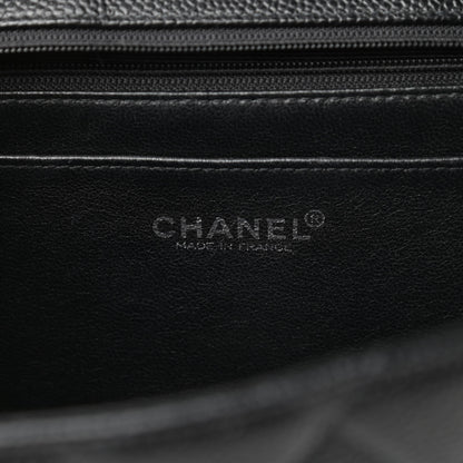 Chanel Caviar Quilted Jumbo Single Flap Black 6 of 14
