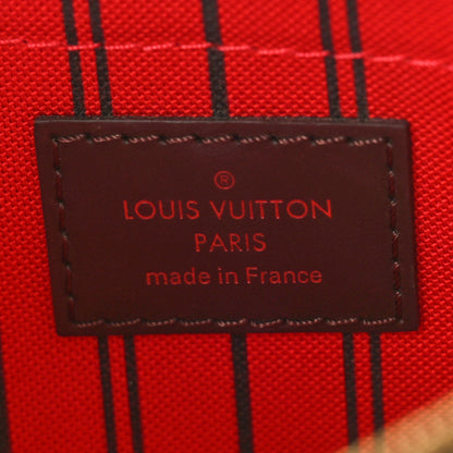 Louis Vuitton Damier Ebene Neverfull MM GM Pochette 6 of 8